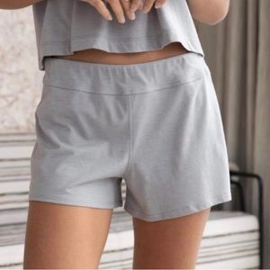 Lunya pima ambient gray short